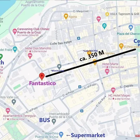Fantastico 4 - Grossem Balkon - Gratis Parkplatz - Klimaanlage - Zentrumsnaehe Und Meernaehe Puerto de la Cruz (Tenerife)