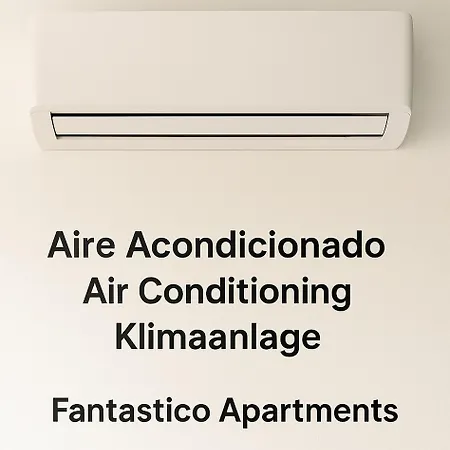 Fantastico 4 - Grossem Balkon - Gratis Parkplatz - Klimaanlage - Zentrumsnaehe Und Meernaehe *